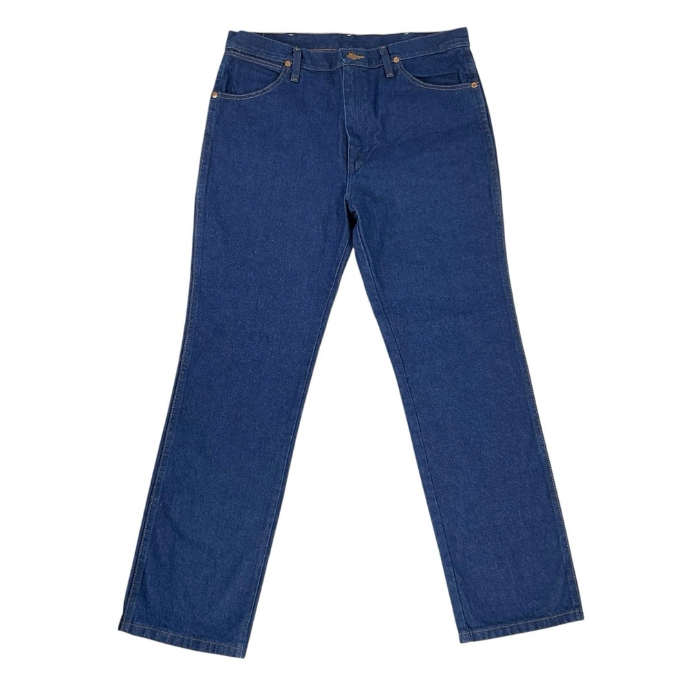Wrangler Jeans Men 35x32 (ACTUAL 35x31) Blue Slim Fit 936 Denim Cowboy NWT